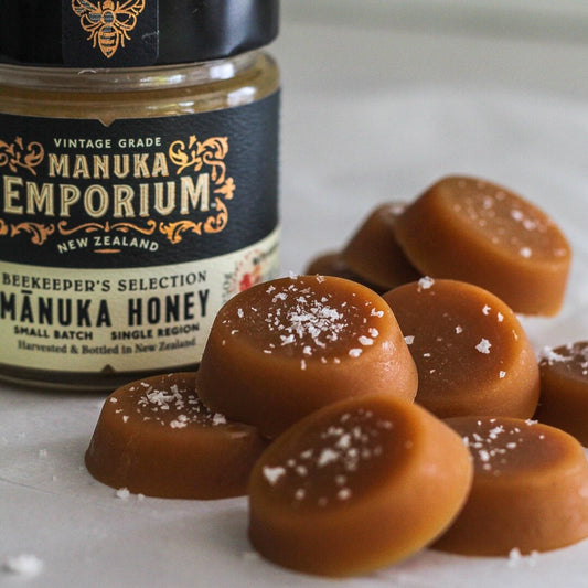 Salted Honey Caramels