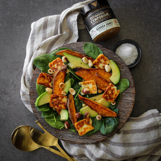 Sweet Potato And Halloumi Salad